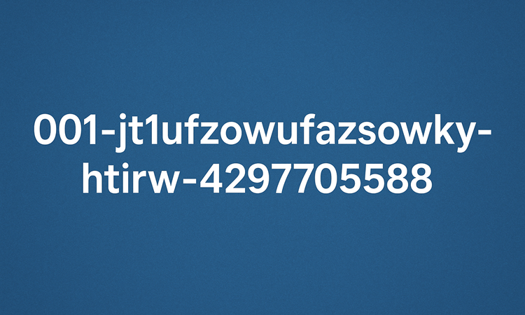 Complete Guide to 001-jt1ufzowufazsowkyhtirw-429770558: Meaning, Uses, and Benefits
