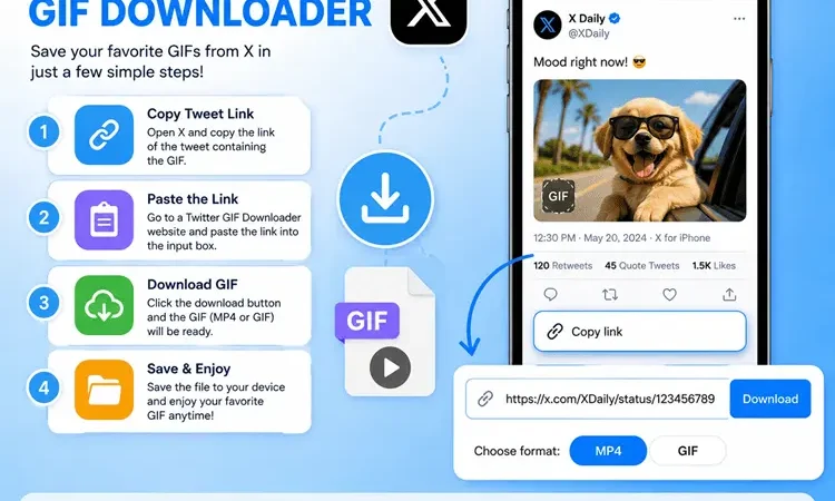 How to Save Your Favorite GIFs from X Using a Twitter GIF Downloader