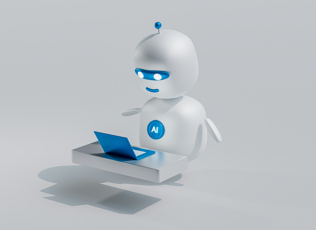 AI chatbot and digital conversation concept
