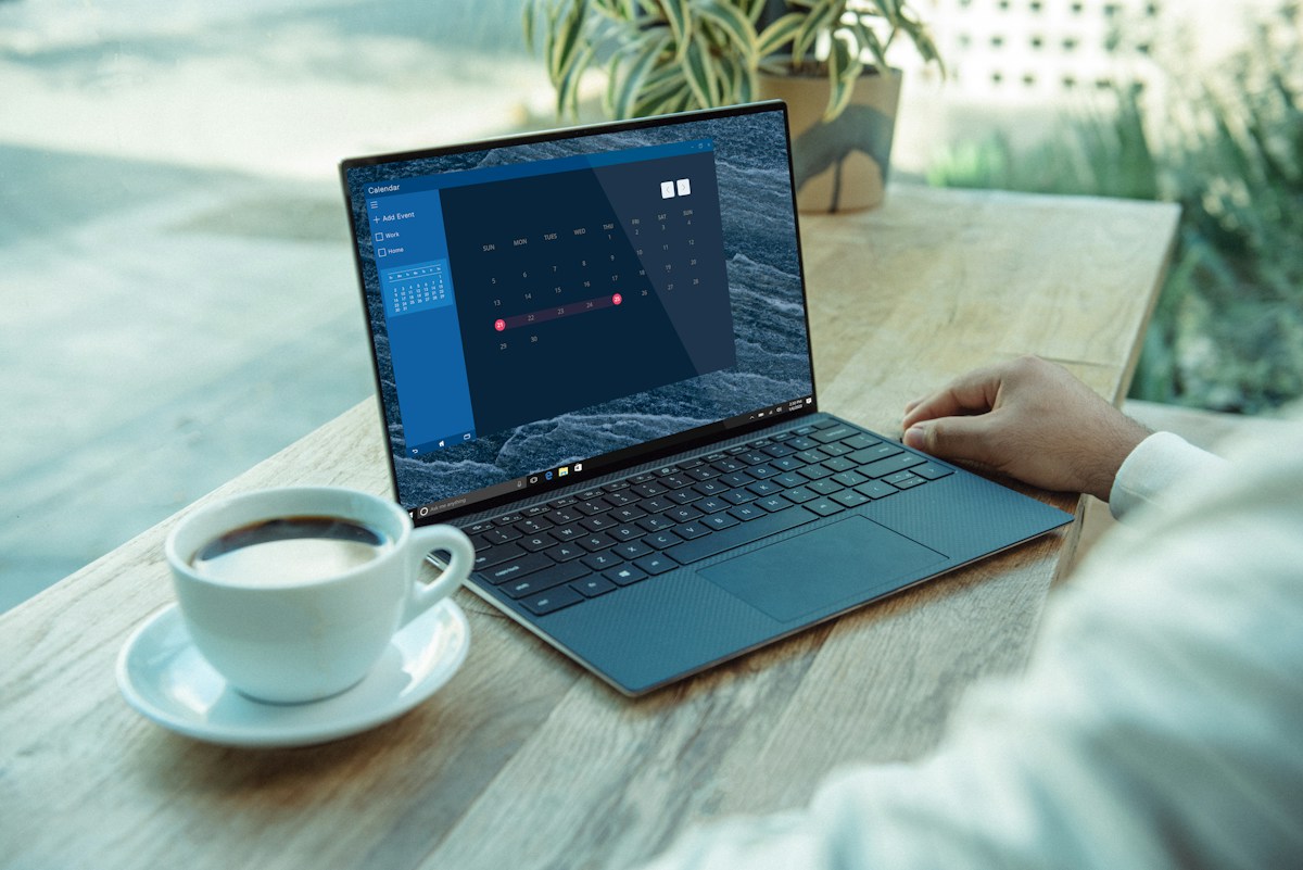 Person using an AI assistant on a laptop